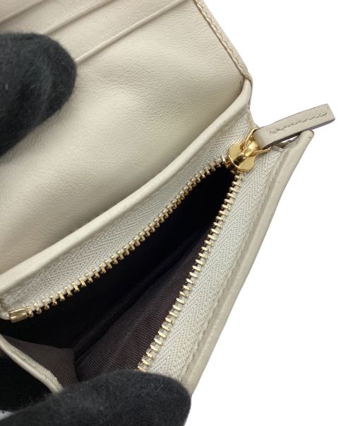 GUCCI（グッチ）GUCCI (グッチ) コンパクトウォレット/GGマーモント ベージュの古着・服飾アイテム