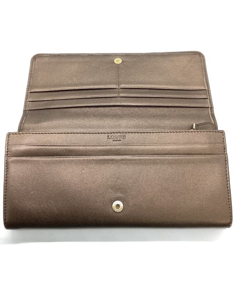 LOEWE（ロエベ）LOEWE (ロエベ) 長財布 ブラウン サイズ:-の古着・服飾アイテム