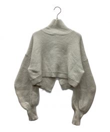 FRAY ID（フレイ アイディー）の古着「バックツイストショートレングスプルオーバー」｜アイボリー