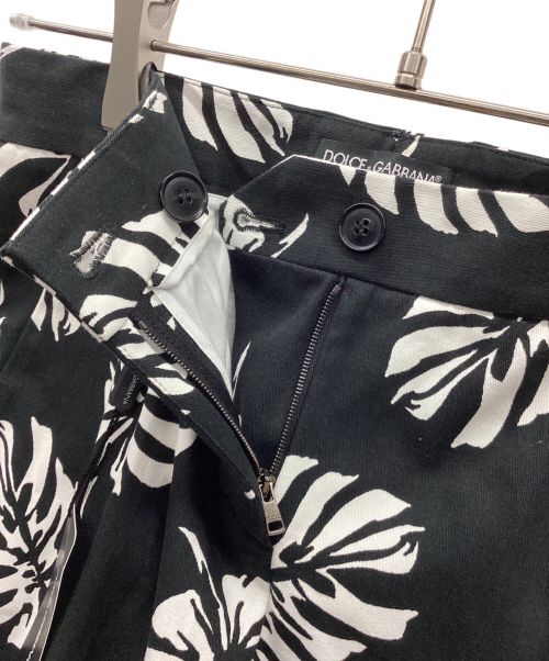 DOLCE & GABBANA（ドルチェ＆ガッバーナ）DOLCE & GABBANA (ドルチェ＆ガッバーナ) パンツ ホワイト×ブラック サイズ:M 未使用品の古着・服飾アイテム