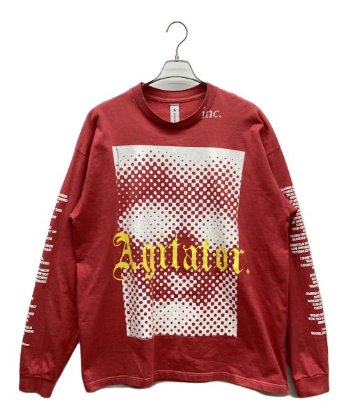 THE INCORPORATED（インコーポレイテッド）THE INCORPORATED (インコーポレイテッド) 長袖カットソー レッド サイズ:Lの古着・服飾アイテム