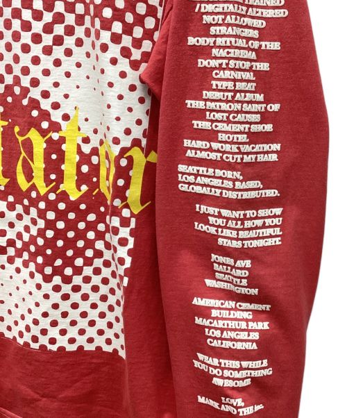 THE INCORPORATED（インコーポレイテッド）THE INCORPORATED (インコーポレイテッド) 長袖カットソー レッド サイズ:Lの古着・服飾アイテム