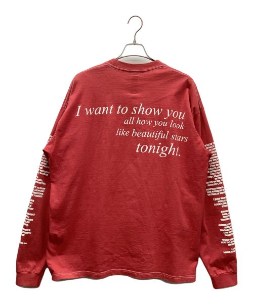 THE INCORPORATED（インコーポレイテッド）THE INCORPORATED (インコーポレイテッド) 長袖カットソー レッド サイズ:Lの古着・服飾アイテム