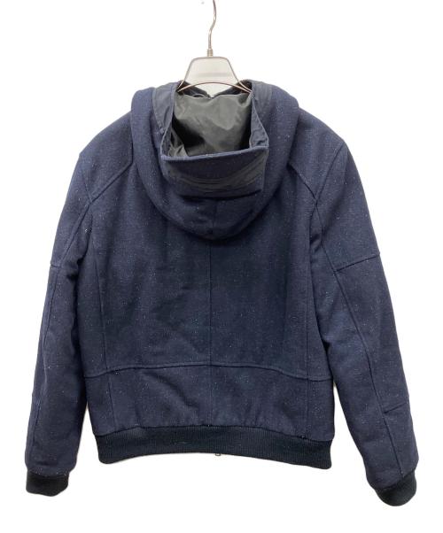 ARMANI EXCHANGE（アルマーニ エクスチェンジ）ARMANI EXCHANGE (アルマーニ エクスチェンジ) ウールジャケット ネイビー サイズ:Ｍ/Ｍの古着・服飾アイテム