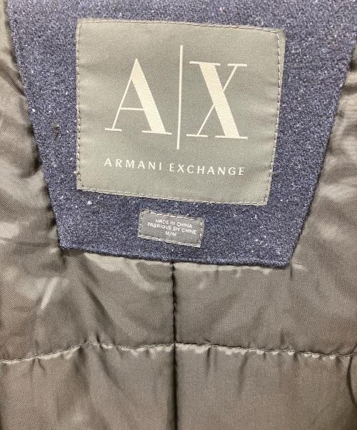 ARMANI EXCHANGE（アルマーニ エクスチェンジ）ARMANI EXCHANGE (アルマーニ エクスチェンジ) ウールジャケット ネイビー サイズ:Ｍ/Ｍの古着・服飾アイテム