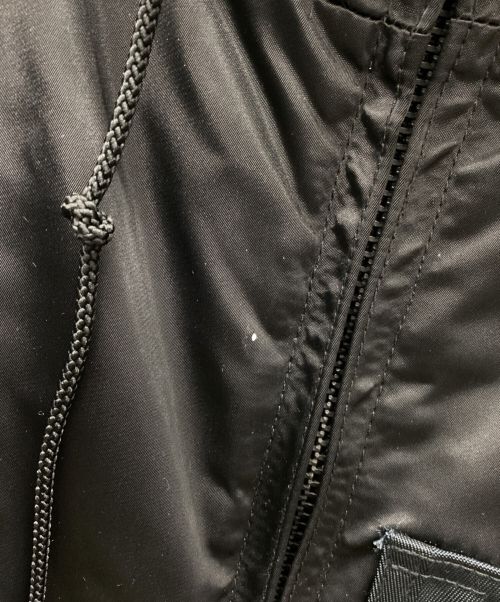 Hysteric Glamour（ヒステリックグラマー）Hysteric Glamour (ヒステリックグラマー) N-3Bタイプコート ブラック×グレー サイズ:Mの古着・服飾アイテム