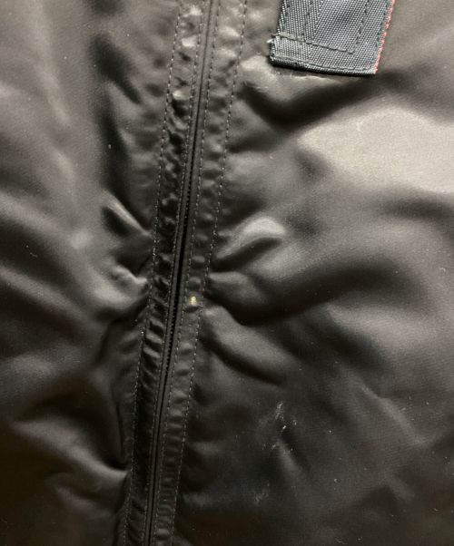 Hysteric Glamour（ヒステリックグラマー）Hysteric Glamour (ヒステリックグラマー) N-3Bタイプコート ブラック×グレー サイズ:Mの古着・服飾アイテム