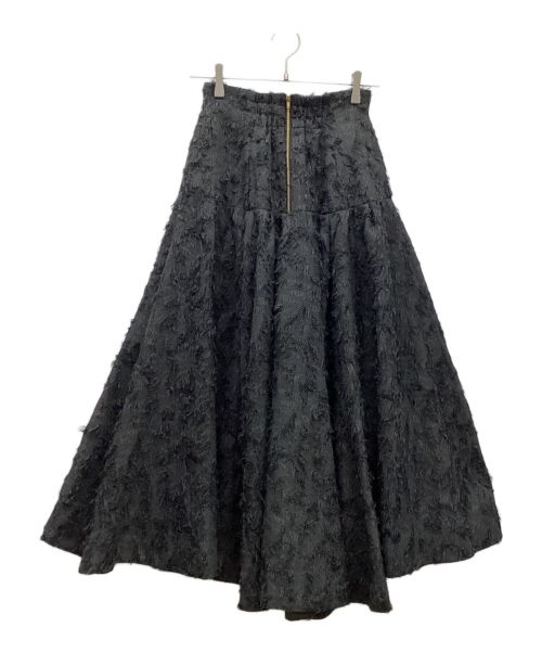 ARPEGE STORY（アルページュストーリー）ARPEGE STORY (アルページュストーリー) フラッフィーギャザーフレアスカート グレーの古着・服飾アイテム