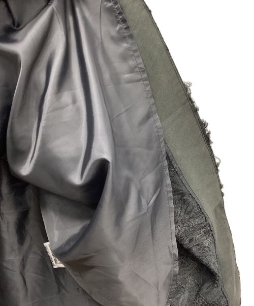 ARPEGE STORY（アルページュストーリー）ARPEGE STORY (アルページュストーリー) フラッフィーギャザーフレアスカート グレーの古着・服飾アイテム