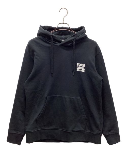 BLACK LABEL CRESTBRIDGE（ブラックレーベル クレストブリッジ）BLACK LABEL CRESTBRIDGE (ブラックレーベル クレストブリッジ) プルオーバーパーカー ブラック サイズ:Mの古着・服飾アイテム