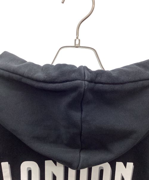 BLACK LABEL CRESTBRIDGE（ブラックレーベル クレストブリッジ）BLACK LABEL CRESTBRIDGE (ブラックレーベル クレストブリッジ) プルオーバーパーカー ブラック サイズ:Mの古着・服飾アイテム