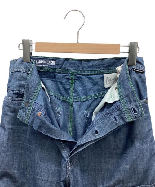 G-STAR RAW（ジースターロゥ）G-STAR RAW (ジースターロゥ) Bearing 3D Cargo Pants ブルー サイズ:W28の古着・服飾アイテム