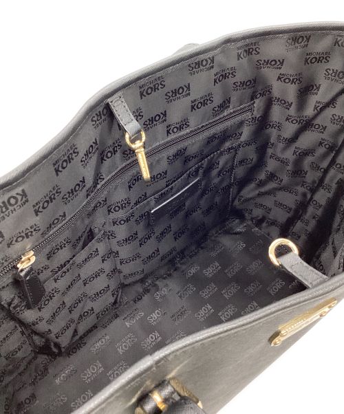 MICHAEL KORS（マイケル・コース）MICHAEL KORS (マイケルコース) トートバッグ ブラック サイズ:-の古着・服飾アイテム
