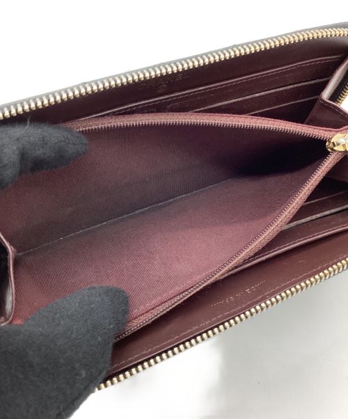 CHANEL（シャネル）CHANEL (シャネル) ラウンドファスナー財布/キャビンスキン ブラックの古着・服飾アイテム