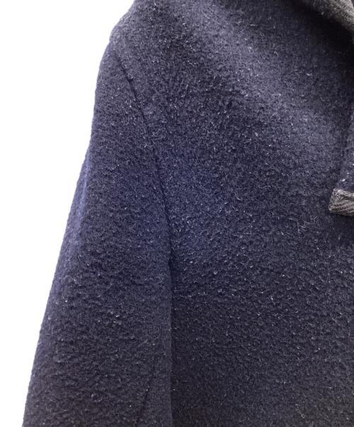 DANTON（ダントン）DANTON (ダントン) ウールモッサー フード ダブルボタンジャケット ネイビー サイズ:Mの古着・服飾アイテム