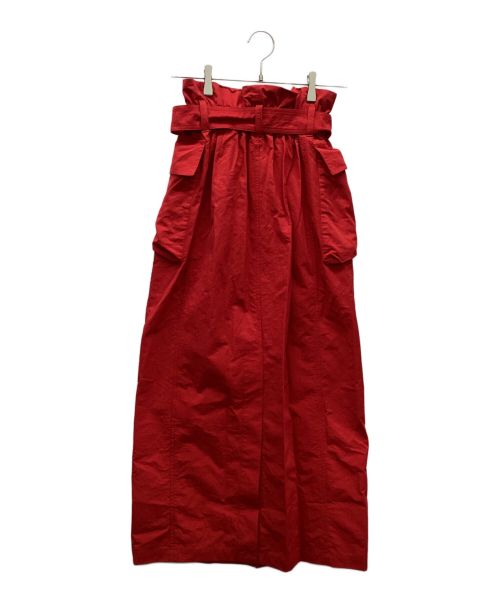 MAISON SPECIAL（メゾンスペシャル）MAISON SPECIAL (メゾンスペシャル) ナイロンスカート レッド サイズ:Sの古着・服飾アイテム