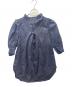 IENA（イエナ）の古着「コットンシュリンクハーフスリーブブラウス」｜ネイビー