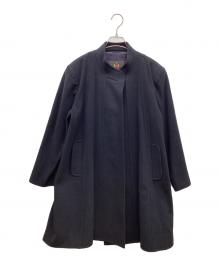 WOOL&CASHMERE（-）の古着「カシミヤコート」｜ネイビー