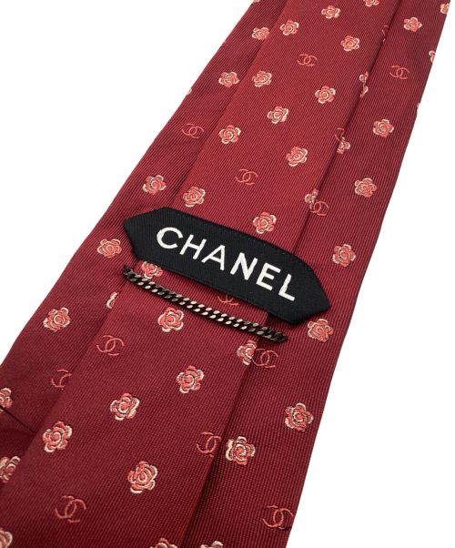 CHANEL（シャネル）CHANEL (シャネル) ネクタイ レッド サイズ:-の古着・服飾アイテム