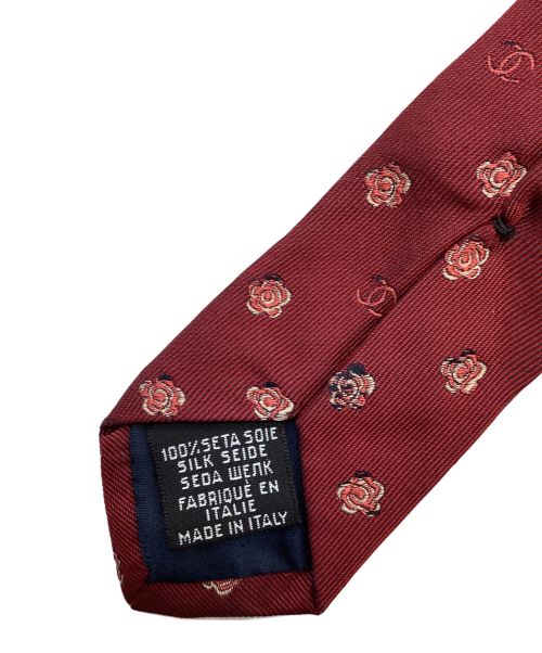 CHANEL（シャネル）CHANEL (シャネル) ネクタイ レッド サイズ:-の古着・服飾アイテム