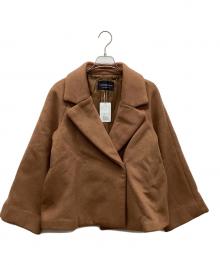 STRAWBERRY FIELDS（ストロベリーフィールズ）の古着「ショートコート」｜ブラウン