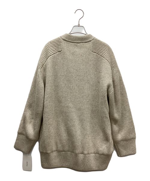 Mila Owen（ミラオーウェン）Mila Owen (ミラオーウェン) 裏地付きメランジラメニットガウンジャケット ベージュ サイズ:free 未使用品の古着・服飾アイテム