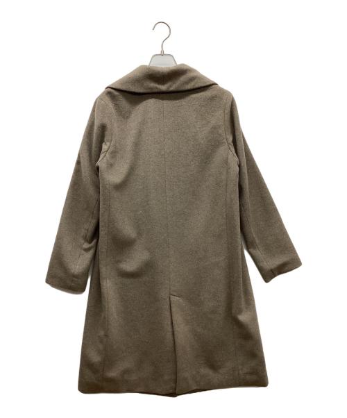 a day in the life（ア デイ イン ザ ライフ）a day in the life (ア デイ イン ザ ライフ) カシミヤ混ウールコート ブラウン サイズ:Mの古着・服飾アイテム