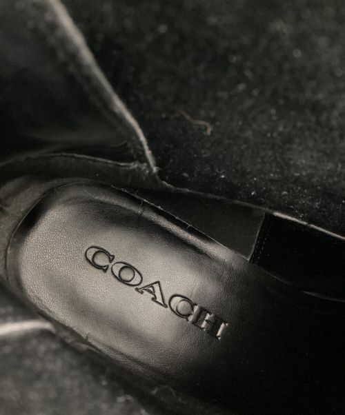 COACH（コーチ）COACH (コーチ) キンスリー ブーティ ブラック サイズ:24の古着・服飾アイテム