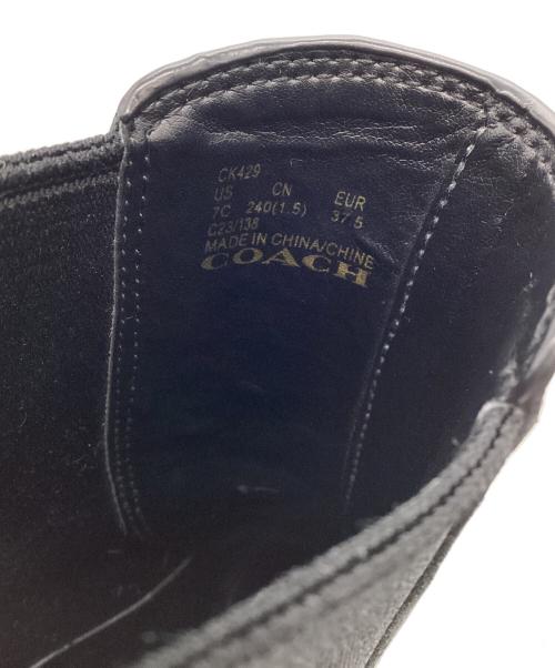 COACH（コーチ）COACH (コーチ) キンスリー ブーティ ブラック サイズ:24の古着・服飾アイテム