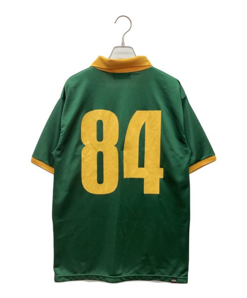 hysteric（ヒステリック）hysteric (ヒステリック) サッカーユニフォーム風シャツ イエロー×グリーン サイズ:Sの古着・服飾アイテム