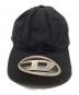 DIESEL (ディーゼル) メタルロゴコットンキャップ ブラック：15000円
