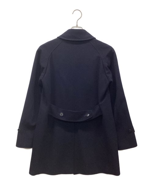 SHIPS（シップス）SHIPS (シップス) ドスキンステンカラーコート ブラック サイズ:Sの古着・服飾アイテム