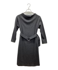 中古・古着通販】ADEAM (アディアム) ニットワンピース ネイビー