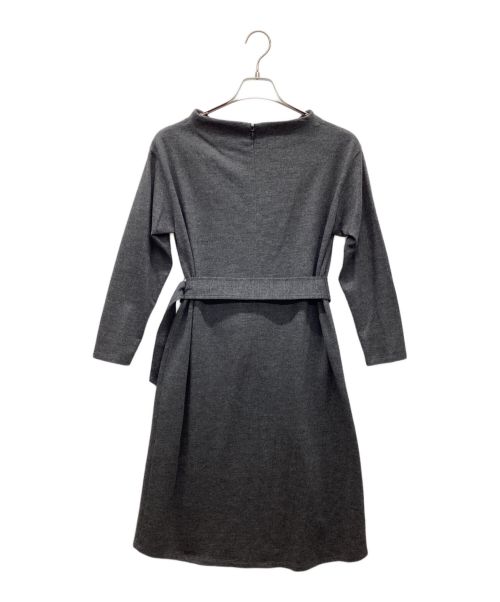 UNITED（ユナイテッド）UNITED (ユナイテッド) ベルト付きワンピース グレー サイズ:S 未使用品の古着・服飾アイテム