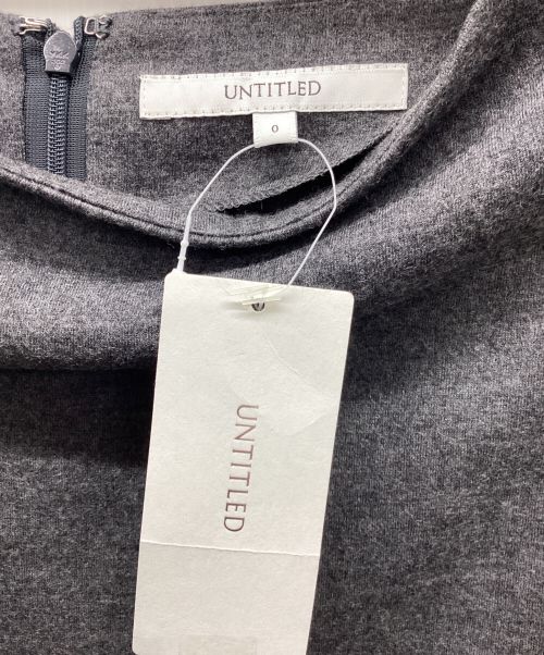 UNITED（ユナイテッド）UNITED (ユナイテッド) ベルト付きワンピース グレー サイズ:S 未使用品の古着・服飾アイテム