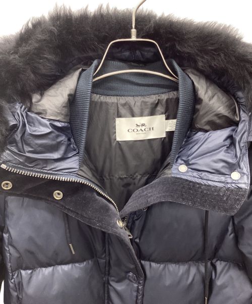 COACH（コーチ）COACH (コーチ) ダウンコート ネイビー サイズ:XSの古着・服飾アイテム