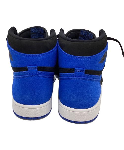NIKE（ナイキ）NIKE (ナイキ) ハイカットスニーカー/AIR JORDAN1 ブラック×ブルー サイズ:28.5 未使用品の古着・服飾アイテム