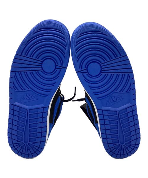 NIKE（ナイキ）NIKE (ナイキ) ハイカットスニーカー/AIR JORDAN1 ブラック×ブルー サイズ:28.5 未使用品の古着・服飾アイテム