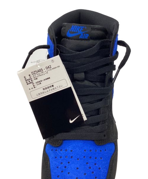 NIKE（ナイキ）NIKE (ナイキ) ハイカットスニーカー/AIR JORDAN1 ブラック×ブルー サイズ:28.5 未使用品の古着・服飾アイテム