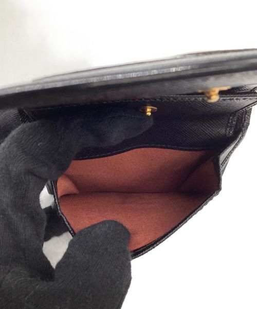 MARNI（マルニ）MARNI (マルニ) コンパクトウォレット ベージュ×ブラックの古着・服飾アイテム