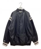 RUSSELL ATHLETICラッセルアスレチック）の古着「ナイロンジャケット」｜ブラック