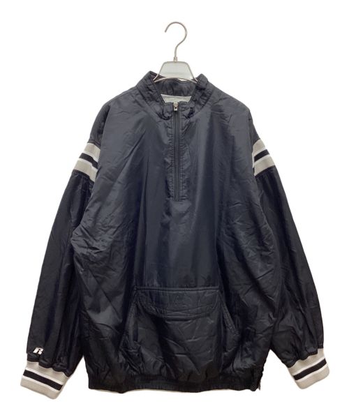 RUSSELL ATHLETIC（ラッセルアスレチック）RUSSELL ATHLETIC (ラッセルアスレチック) ナイロンジャケット ブラック サイズ:Lの古着・服飾アイテム
