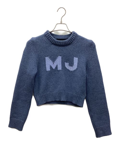 MARC JACOBS（マークジェイコブズ）MARC JACOBS (マークジェイコブス) ショート丈ニット ブルー サイズ:Sの古着・服飾アイテム