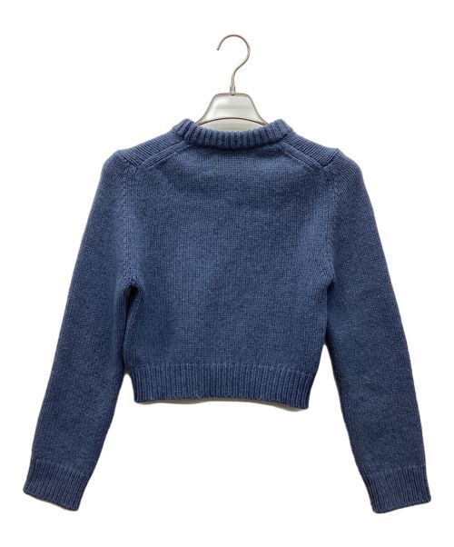 MARC JACOBS（マークジェイコブズ）MARC JACOBS (マークジェイコブス) ショート丈ニット ブルー サイズ:Sの古着・服飾アイテム