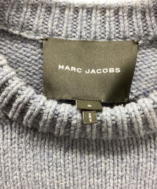 MARC JACOBS（マークジェイコブズ）MARC JACOBS (マークジェイコブス) ショート丈ニット ブルー サイズ:Sの古着・服飾アイテム