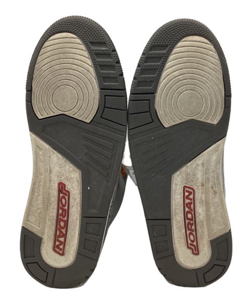 NIKE（ナイキ）NIKE (ナイキ) ハイカットスニーカー/AIR JORDAN 3 RETRO グレー サイズ:28cmの古着・服飾アイテム