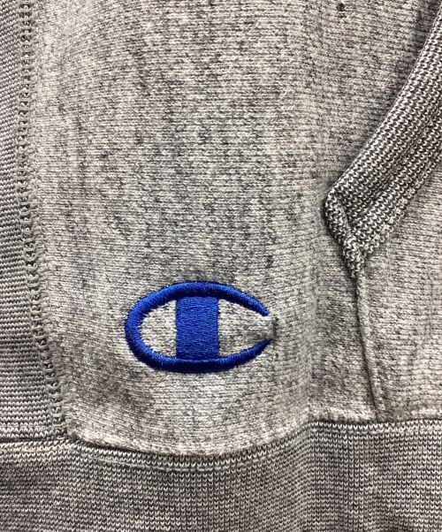 Champion REVERSE WEAVE（チャンピオン リバース ウィーブ）Champion REVERSE WEAVE (チャンピオン リバース ウィーブ) プルオーバーパーカー グレー サイズ:Mの古着・服飾アイテム