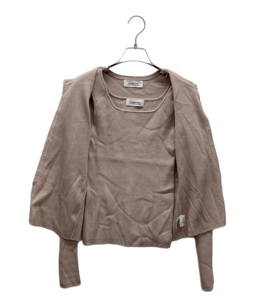 ARPEGE STORY（アルページュストーリー）ARPEGE STORY (アルページュストーリー) ハートボタンアンサンブル ピンク サイズ:Mの古着・服飾アイテム