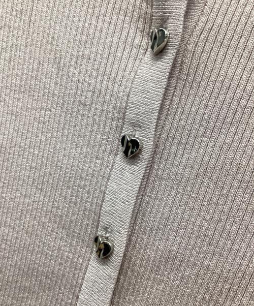 ARPEGE STORY（アルページュストーリー）ARPEGE STORY (アルページュストーリー) ハートボタンアンサンブル ピンク サイズ:Mの古着・服飾アイテム