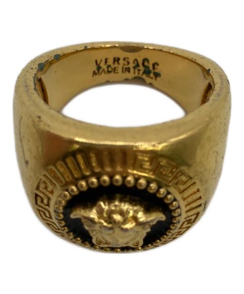 VERSACE（ヴェルサーチェ）VERSACE (ヴェルサーチェ) メデューサリング ゴールド(色) サイズ:19号の古着・服飾アイテム